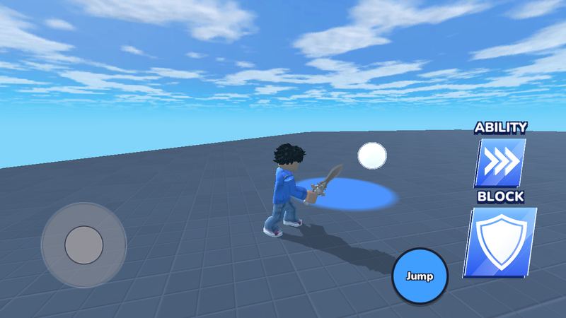 Скриншот игры Обби: Шар Смерти Онлайн на телефоне (сенсорное управление)