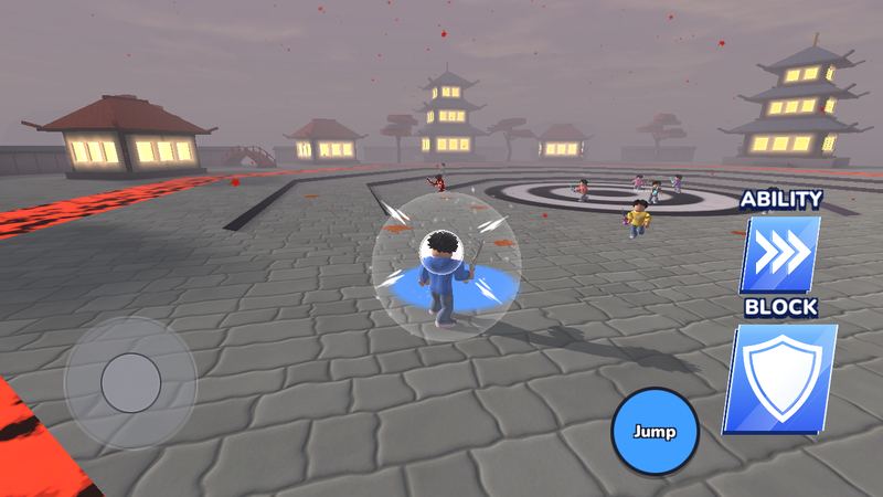 Скриншот игры Обби: Шар Смерти Онлайн на телефоне (сенсорное управление)